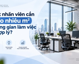 Một nhân viên cần bao nhiêu m² không gian làm việc?