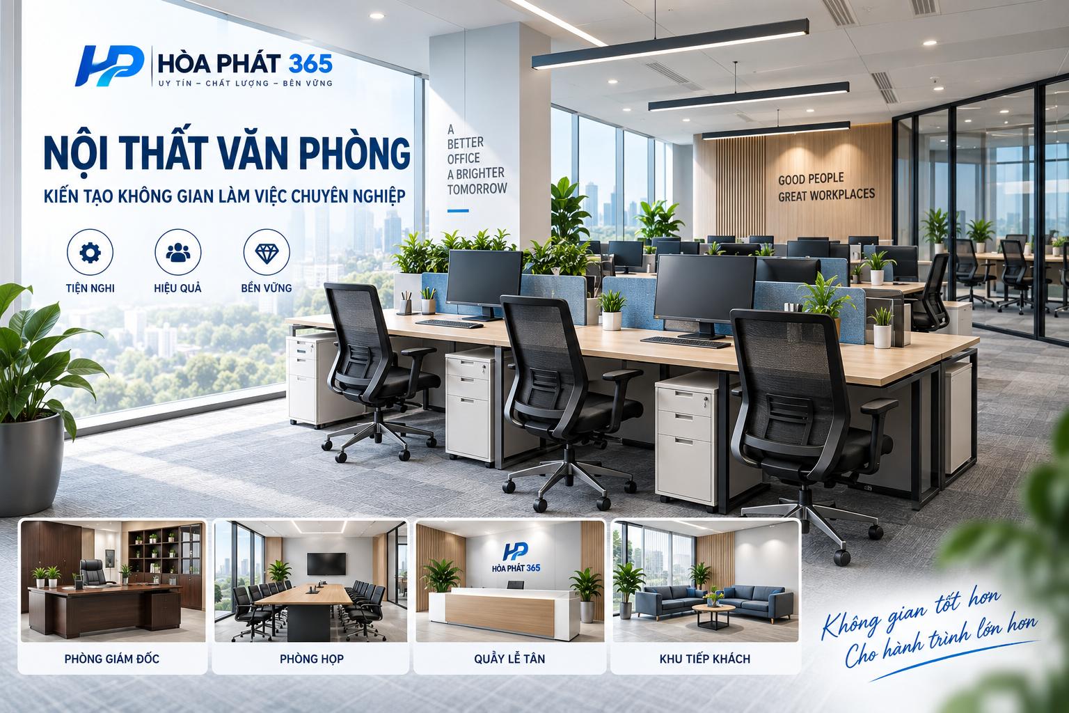 Nội thất văn phòng – Giải pháp kiến tạo không gian làm việc chuyên nghiệp
